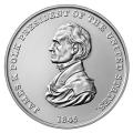 James K. Polk Presidential Silver Medal 1oz .999